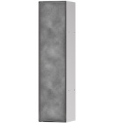 Встраиваемая ниша Hansgrohe XtraStoris Rock для туалетного ершика матовая нержавеющая сталь 56060800