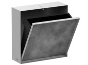 Встраиваемый мусорный бак Hansgrohe XtraStoris Rock с дверцей для облицовки плиткой матовый белый 56089700