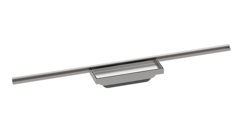 Внешняя часть водосточного желоба Hansgrohe RainDrain Minimalistic 800 мм нержавеющая сталь 56220000