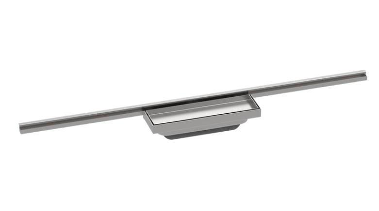 Внешняя часть водосточного желоба Hansgrohe RainDrain Minimalistic 800 мм нержавеющая сталь 56220000