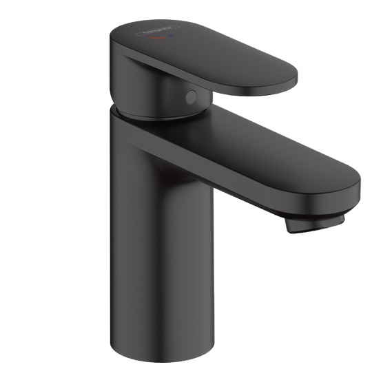 Смеситель для раковины Hansgrohe Vernis Blend CoolStart с донным клапаном матовый черный 71589670