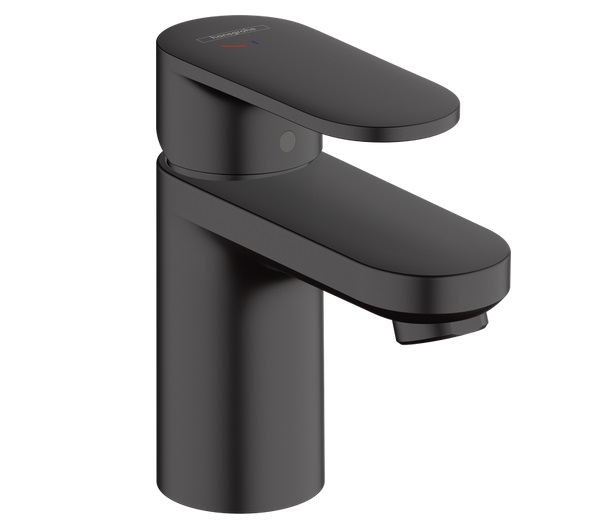 Смеситель для раковины Hansgrohe Vernis Blend CoolStart с донным клапаном матовый черный 71598670