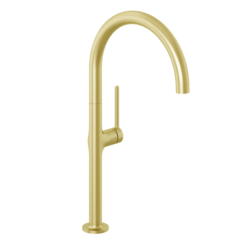 Змішувач для кухні Kludi Reef одноважільний брашоване золото 50803N075