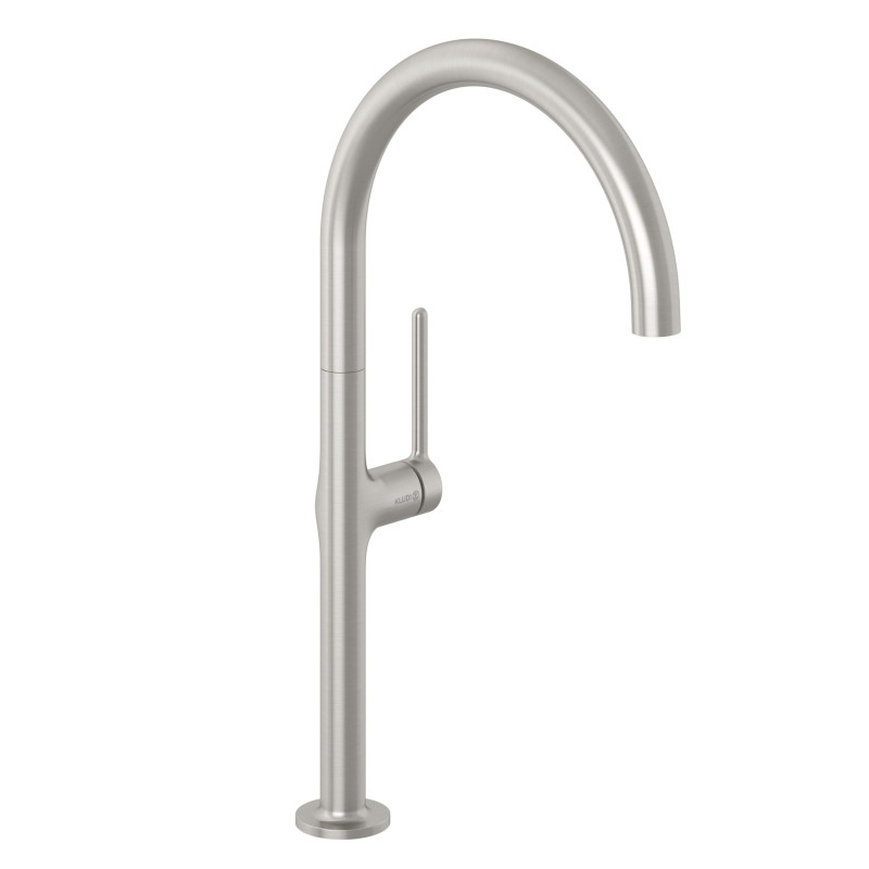 Смеситель для кухни Kludi Reef однорычажный брашированный никель 50803N575