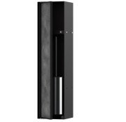 Встраиваемая ниша Hansgrohe XtraStoris Rock для туалетного ершика матовый черный 56060670