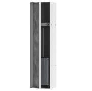 Встраиваемая ниша Hansgrohe XtraStoris Rock для туалетного ершика матовый белый 56060700