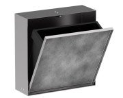 Встраиваемый мусорный бак Hansgrohe XtraStoris Rock с дверцей для облицовки плиткой матовая нержавеющая сталь 56089800