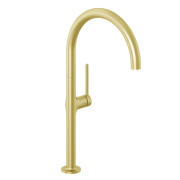 Смеситель для кухни Kludi Reef однорычажный брашированное золото 50803N075