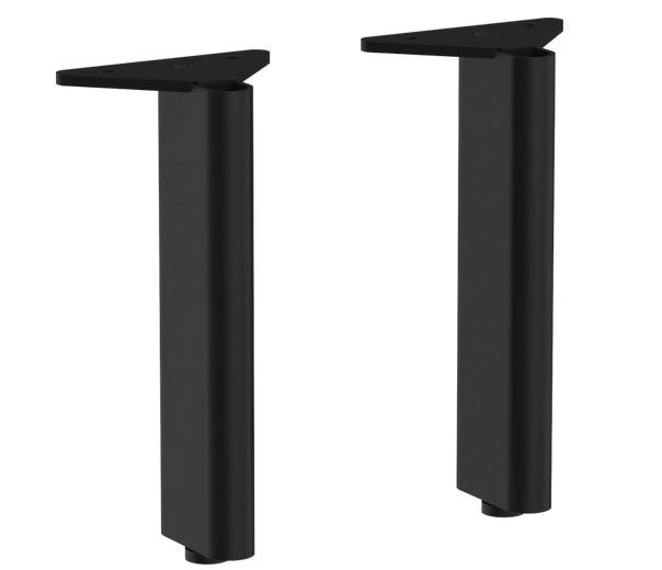 Комплект ніжок для тумби під раковину Hansgrohe Xelu Q алюміній матовий чорний 54145670