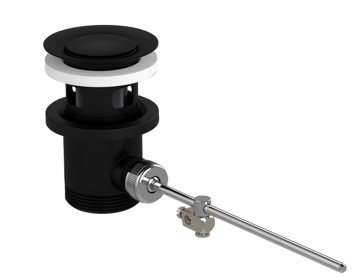 Донний клапан для раковини Hansgrohe матовий чорний 94139670