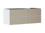 Тумба під раковину підвісна Hansgrohe Xevolos E 137х55,5 см матовий білий/візерункова бронза 54239390