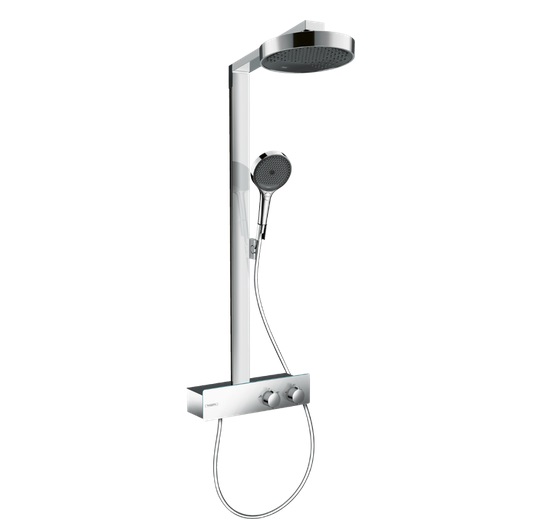 Душова стійка Hansgrohe Rainfinity Showerpipe 250 1jet EcoSmart з термостатом хром 28742000