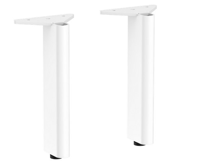 Комплект ножек для тумбы под раковину Hansgrohe Xelu Q алюминий матовый белый 54145700