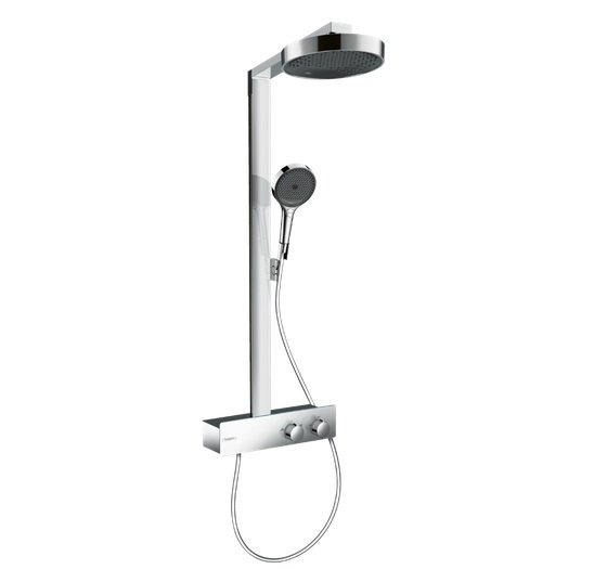 Душова стійка Hansgrohe Rainfinity Showerpipe 250 1jet EcoSmart з термостатом хром 28742000