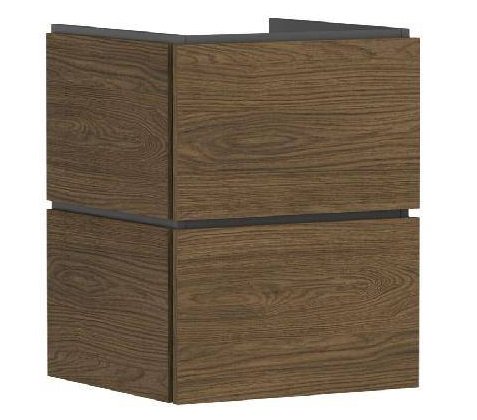 Тумба под раковину подвесная Hansgrohe Xilesa E 48х47 см ДСП дуб кашемир 54250550