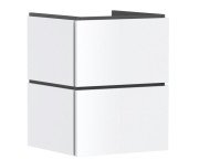 Тумба під раковину підвісна Hansgrohe Xilesa E 48х47 см МДФ матовий білий 54250700