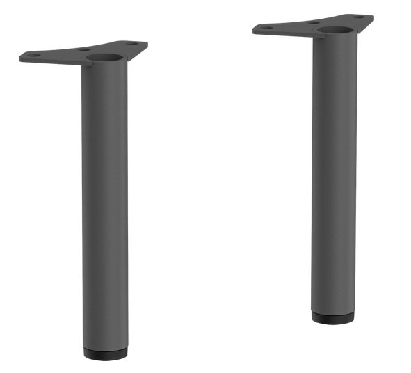 Комплект ніжок для тумби під раковину Hansgrohe Xilesa E сталь сланцево-сірий матовий 54289760