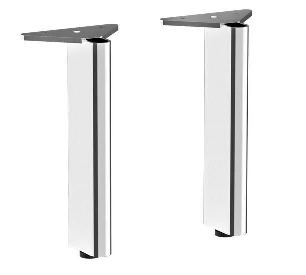 Комплект ножек для тумбы под раковину Hansgrohe Xelu Q алюминий хром 54145000