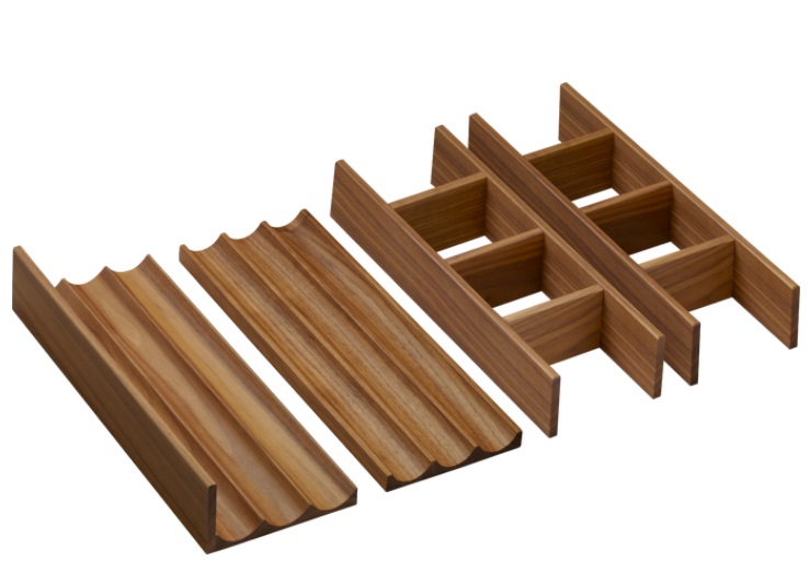 Комплект органайзеров для тумбы Hansgrohe IntraStoris темный орех 54233630