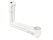 Комплект слива и перелива для раковины Hansgrohe пластик белый 50005000