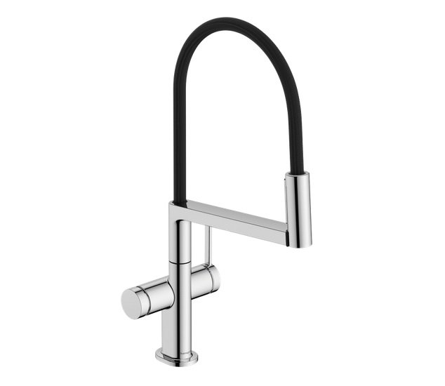 Змішувач для кухні Hansgrohe Talis Select M54 PowderSpray з висувною лійкою хром 72861000