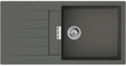 Мойка для кухни Hansgrohe S52 S520-F480 100х50 см крыло слева SilicaTec серый камень 43358290