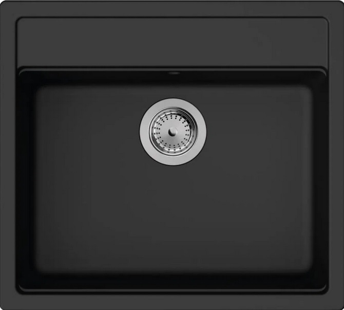 Мойка для кухни Hansgrohe S52 S520-F510 57х51 см SilicaTec черный графит 43359170