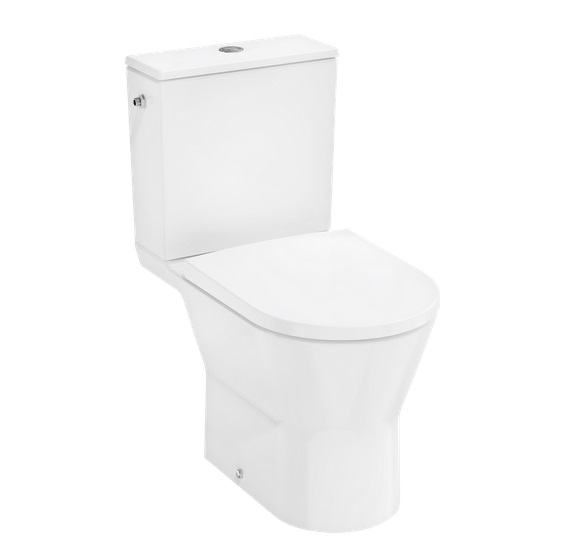 нітаз-компакт Hansgrohe EluPura Original AquaChannel Flush 39х64 см з кришкою Soft-Close кераміка SmartClean білий 61166450