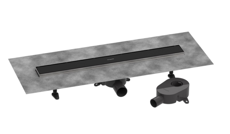 Желоб водосточный Hansgrohe RainDrain Go 700 мм матовый черный 56272670