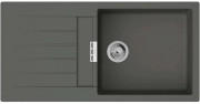 Мийка для кухні Hansgrohe S52 S520-F480 100х50 см крило зліва SilicaTec сірий камінь 43358290