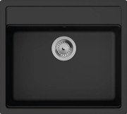 Мойка для кухни Hansgrohe S52 S520-F510 57х51 см SilicaTec черный графит 43359170