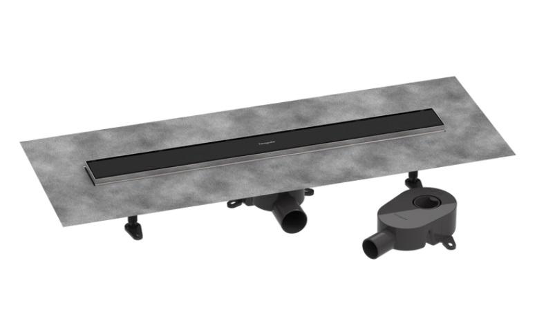 Желоб водосточный Hansgrohe RainDrain Go 700 мм матовый черный 56272670