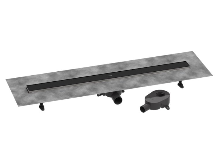 Желоб водосточный Hansgrohe RainDrain Go 1000 мм матовый черный 56275670