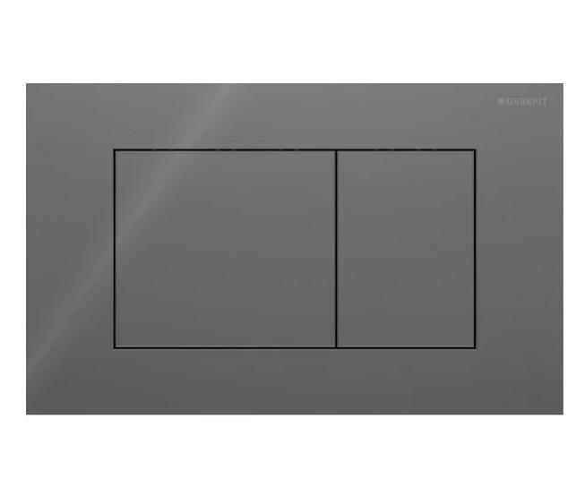 Кнопка змиву Geberit Sigma40 Square подвійний змив скло лава 115.629.JK.1