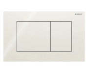 Кнопка смыва Geberit Sigma40 Square двойной смыв стекло песочно-серый 115.629.JL.1