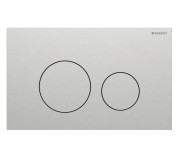 Кнопка змиву Geberit Sigma40 Round подвійний змив нержавіюча сталь сталевий матовий 115.628.FW.1