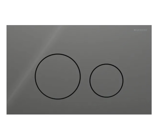 Кнопка смыва Geberit Sigma40 Round двойной смыв стекло лава 115.628.JK.1