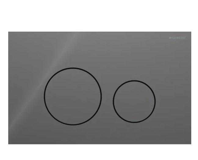 Кнопка смыва Geberit Sigma40 Round двойной смыв стекло лава 115.628.JK.1