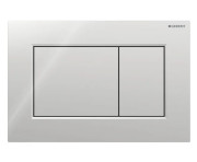 Кнопка смыва Geberit Sigma01 Square двойной смыв пластик хром глянцевый 115.660.21.1