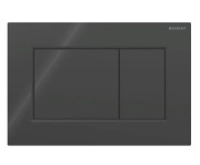 Кнопка смыва Geberit Sigma01 Square двойной смыв пластик черный 115.660.DW.1