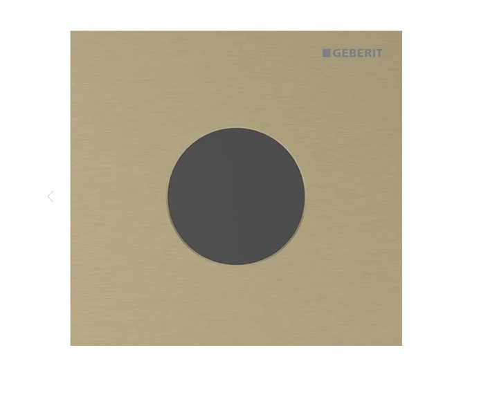 Система управления писсуаром Geberit Round с электронным запуском смыва латунь матовая 116.024.QF.1