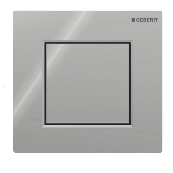 Система управления писсуаром Geberit Square с пневматическим запуском смыва хром 116.064.21.1