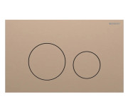 Кнопка змиву Geberit Sigma40 Round подвійний змив нержавіюча сталь червоне золото 115.628.QB.1