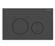 Кнопка змиву Geberit Sigma40 Round подвійний змив нержавіюча сталь чорний матовий 115.628.14.1