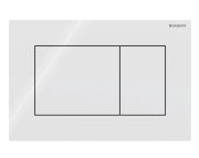 Кнопка смыва Geberit Sigma01 Square двойной смыв пластик белый 115.660.11.1