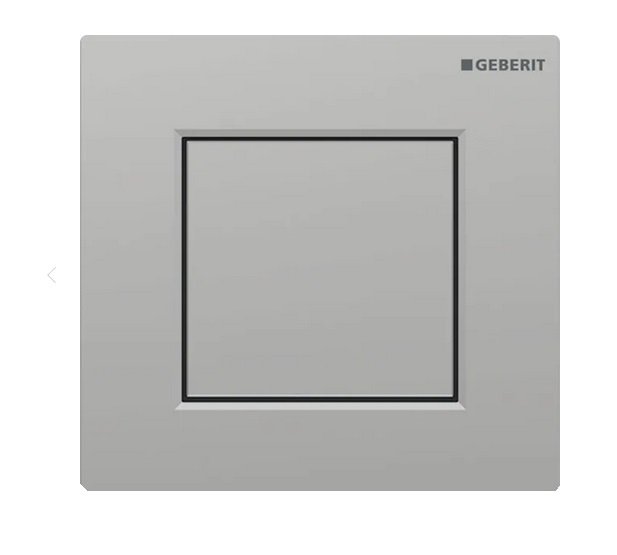 Система управления писсуаром Geberit Square с пневматическим запуском смыва хром матовый 116.064.JQ.1