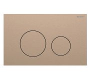 Кнопка смыва Geberit Sigma40 Round двойной смыв нержавеющая сталь красное золото 115.628.QB.1