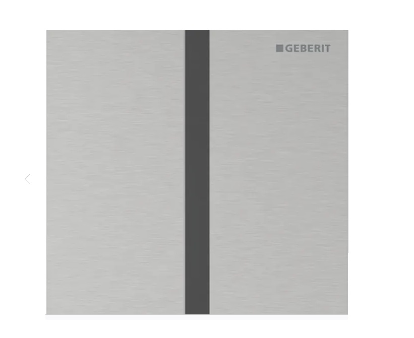 Система управления писсуаром Geberit Square с электронным запуском смыва нержавеющая сталь матовая 116.227.FW.1