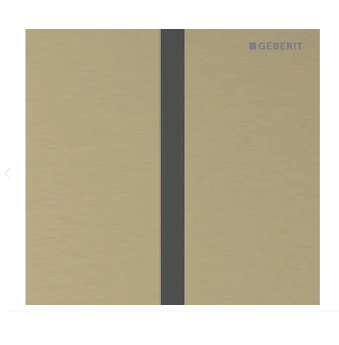 Система управління пісуаром Geberit Square з електронним запуском змиву матова латунь 116.237.QF.1