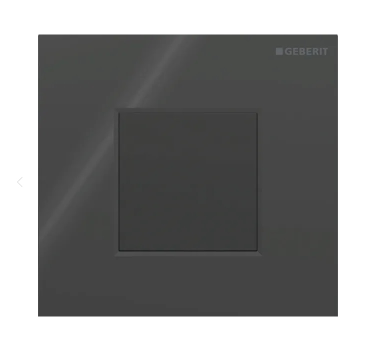 Система управління пісуаром Geberit Square з електронним запуском змиву чорний глянсовий 116.093.DW.1